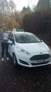 Emma Moggridge delighted to be holding her Pass Certificate after passing her driving test first time today An excellent drive negotiating rush hour traffic producing a safe amp; confident drive with few driver faults This is a fantastic result for Emma from persevering with her driving lessons and always keen to do her best Her brother James passed first time with Drivewell 5 years ago an