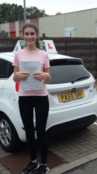 Anna Dee absolutely thrilled to be holding her Pass Certificate after passing her test first time today. She overcame any superstitions  passing her Driving Test today - yes on Friday 13th!  Anna had an outstanding almost perfect drive with only 1 driver fault. A joy to teach, extremely diligent with a tremendous attitude to listening to advice on ...