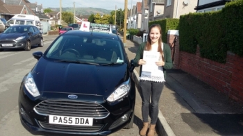 Becky Mitchell thrilled to be holding her Pass Certificate after passing her test today with only 3 driving faults.  Becky was a pleasure to teach managing to fit in her lessons with her busy schedule.  She joins her sister Megan, and brother Thomas all doing so well learning and passing with Salvina.  Congratulations and well done again.  Good luc...