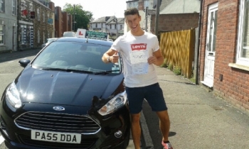 Josh Berkeley proudly holding his Pass Certificate today after a brilliant drive with only 2 driver faults. A great result from taking learning seriously, listening to Salvina and working hard. Congratulations and well done again. Salvina 5th August 2014...