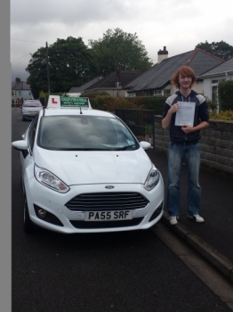 Joshua Kelly so thrilled to be holding his Pass Certificate after Passing his Practical Driving today.  His examiner complimented him on his standard of driving during the morning rush hour negotiating so many hazards safely.  It was an excellent safe drive to witness with only 2 driver faults.  This is a great Driving Test result from persevering ...