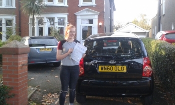 Molly Dacey holding her Pass Certificate after passing her Driving Test Today.  She is absolutely delighted as the DVSA moved her test at short notice and Drivewell Driving Academy were unable to take her.  She drove a family car that she had never driven before and did outstandingly well producing a good, safe drive with only 3 driver faults.  Enj...
