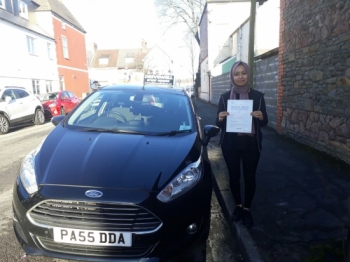 Ruhana Akhtar absolutely delighted to be holding her Driving Test Pass Certificate after passing her test today.  Ruhana persevered and there were doubts she would pass first time but with sheer determination she did pass first time - with few driving faults.  A great result especially with the added pressure of a Supervising Examiner in the back o...